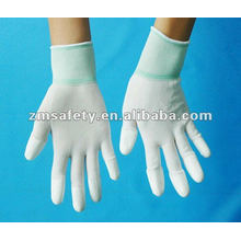 13 Gauge PU Finger Coated Nylon Glove/ESD Glove ZMR361